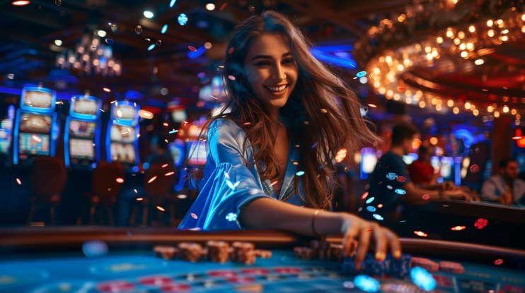 Tangkapan layar permainan slot Aviator menunjukkan pesawat terbang dan pengali real-time